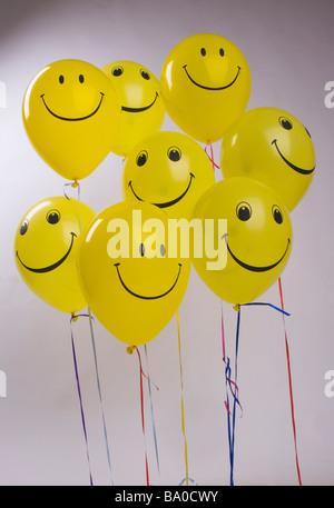 Smily Gesichter baloons Stockfoto