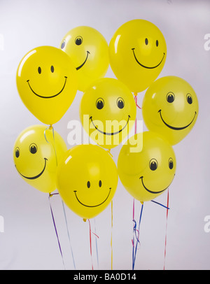 Smily Gesichter baloons Stockfoto