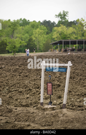 Crater of Diamonds State Park in der Nähe von Murfreesboro, Arkansas. Stockfoto