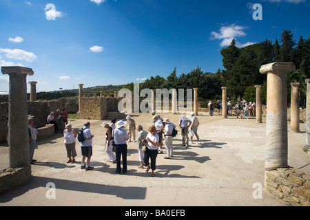 Villa Romana del Casale 4. Jahrhundert in der Nähe von Piazza Armerina Sizilien Italien Europa EU Stockfoto