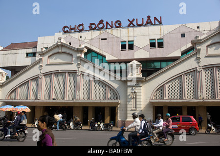 Dong Xuan Markt Hanoi Vietnam Stockfoto