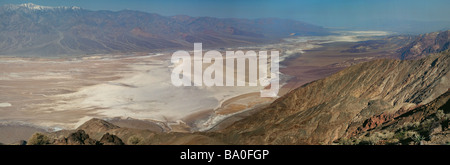 Death Valley Nationalpark, 'Dantes View' - niedrigsten Höhe auf dem nordamerikanischen Kontinent. Dies ist ein Bild mit hoher Auflösung. Stockfoto