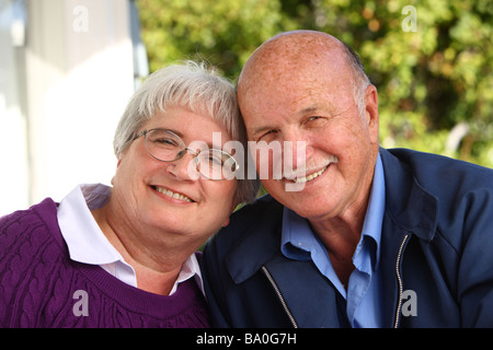 Älteres paar Porträt Stockfoto