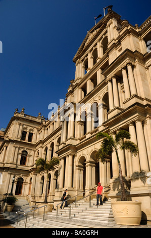 Das beeindruckende Treasury Casino, Brisbane, Australien, Brisbane Square Seite. Siehe auch B663WP. Stockfoto