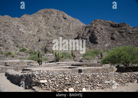 Ruinas de Quilmes. Der Pre-Inka-Ruinen von Quilmes, Provinz Salta, Argentinien Stockfoto