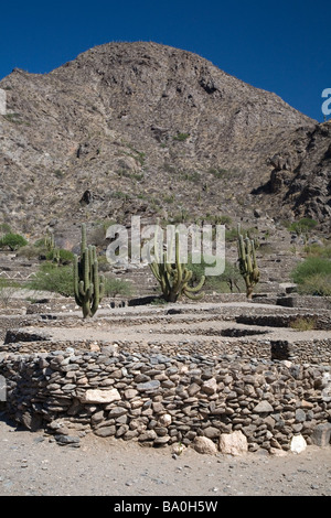 Ruinas de Quilmes. Der Pre-Inka-Ruinen von Quilmes, Provinz Salta, Argentinien Stockfoto