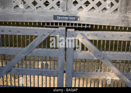 Tor des Verräters, der Tower von London-England-Vereinigtes Königreich Stockfoto