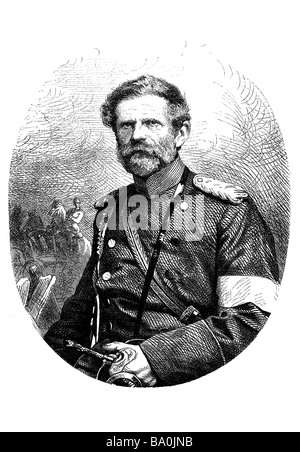 Edwin Freiherr von Manteuffel (24. Februar 1809 - 17. Juni 1885) Stockfoto