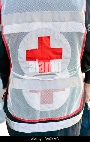 Erste Hilfe Krankenschwester Stockfoto