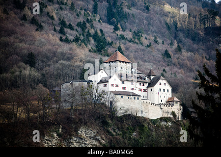 Das Fürstliche Schloss Vaduz, Liechtenstein Stockfoto