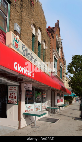 Glorioso s Specialty Food Center auf Brady Street im Stadtteil italienischen aus Milwaukee Wisconsin Stockfoto