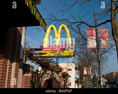 MacDonalds Store auf 41rst Weststraße in Vancouver British Columbia Stockfoto