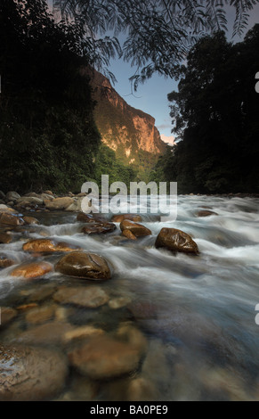 Die Melinau Schlucht in Gunung Mulu National Park, Sarawak, Borneo. Stockfoto