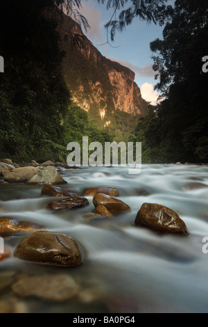 Die Melinau Schlucht in Gunung Mulu National Park, Sarawak, Borneo. Stockfoto