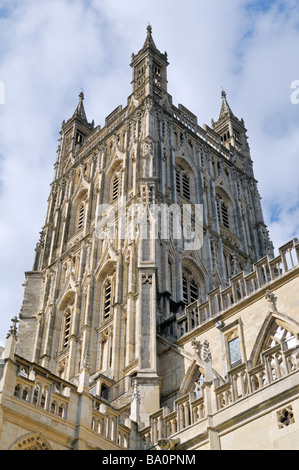 Kathedrale von Gloucester Turm Gloucestershire, England Stockfoto