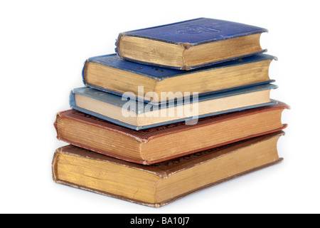 Stapel von antiquarische Bücher Stockfoto
