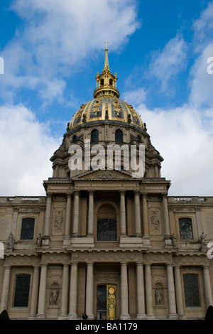 Les Invalides Hardouin-Mansart Kapelle Kuppel Stockfoto