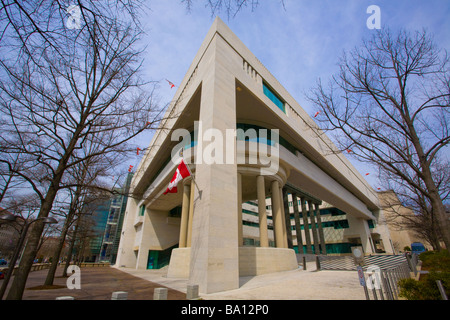 Botschaft von Kanada aka kanadischen Chancery einzige Botschaft auf Pennsylvania Ave Washington DC Stockfoto