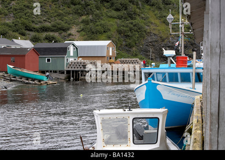 Neufundland The Rock Boote, Angeln, Jagd Neufundländer Wasser Buchten schöne malerische natürliche Küste Stockfoto