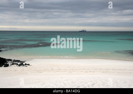 Cerro Brujo Beach, San Cristobal Insel, Galapagos-Inseln, Ecuador, Südamerika Stockfoto