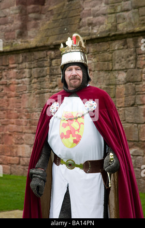 Robert I., Robert the Bruce, König von Schottland von 1306 bis zu seinem Tod 1329. König von Schottland, Homecoming Independence Event, Arbroath Abbey. Stockfoto