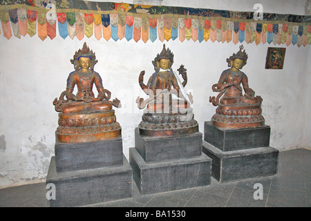 Buddhismus-Symbol auf der Burg Schloss Juval in das Schnalstal Val Schnalstaler Vinschgau Val Venosta Trentino Italien im Besitz von Reinh Stockfoto