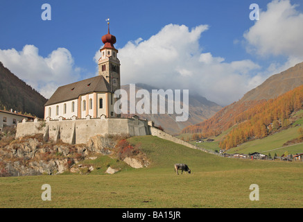 Wallfahrtsort Madonna di Senales Unser Frau in Schnals Im Schnalstal Val Schnalstaler Vinschgau Val Venosta Trentino Italien Stockfoto