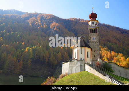 Wallfahrtsort Madonna di Senales Unser Frau in Schnals Im Schnalstal Val Schnalstaler Vinschgau Val Venosta Trentino Italien Stockfoto