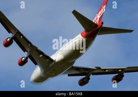 Virgin Atlantic Boeing 747 400 Jet Stockfoto