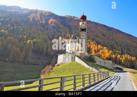 Wallfahrtsort Madonna di Senales Unser Frau in Schnals Im Schnalstal Val Schnalstaler Vinschgau Val Venosta Trentino Italien Stockfoto