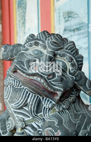 STATUE VOR KHOO KONGSI, GEORGETOWN PENANG MALAYSIA Stockfoto