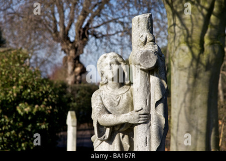 Sandy Stadtfriedhof, England Stockfoto