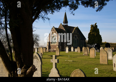 Sandy Stadtfriedhof, England Stockfoto