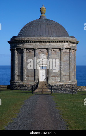 Mussenden Temple Abfahrt Grafschaft Londonderry Derry-Nordirland Stockfoto