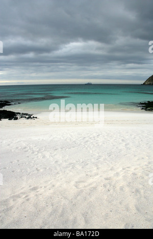 Cerro Brujo Beach, San Cristobal Insel, Galapagos-Inseln, Ecuador, Südamerika Stockfoto