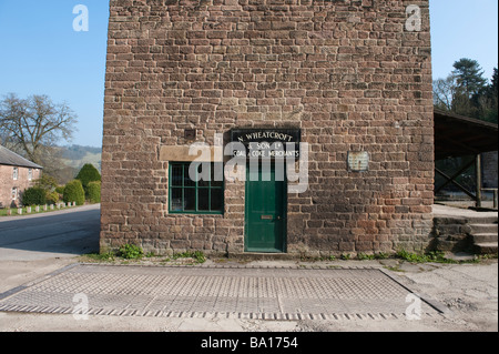 "Wheatcroft & Söhne" Cromford "Fahrzeug Brückenwaage" bei "Cromford Wharf", Derbyshire, England, "Great Britain" Stockfoto