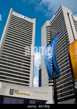 Royal Centre an der Burrard Street und Georgia Street im Zentrum von Vancouver, British Columbia Stockfoto