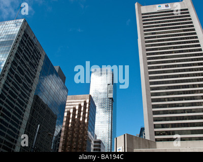 Royal Centre an der Burrard Street und Georgia Street im Zentrum von Vancouver, British Columbia Stockfoto