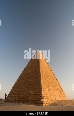 Djebel Berkal Pyramiden, Nord-Sudan Stockfoto