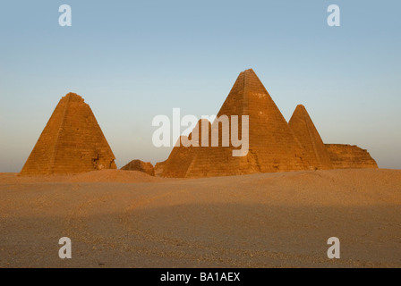 Djebel Berkal Pyramiden, Nord-Sudan Stockfoto