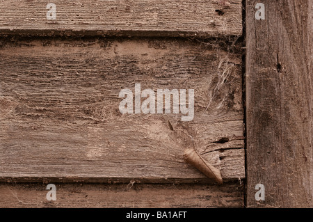 verwitterte Hintergrund Textur Holz Holz Rau alte Grunge Grunge Retro schmutzig Vintage Holz Plank Zaun Holz getragen markiert Stockfoto