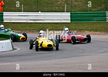 750 Motor Club historische Formel Junior Meisterschaftsrennen Stockfoto