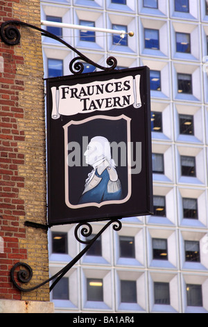 Historischen Fraunces Tavern, lower Manhattan, New York City, USA Stockfoto