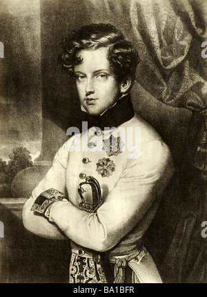 Napoleon Francois Joseph Charles, 20.3.1811 - 22.7.1832, König von Rom 1811-1814, Herzog von Reichstadt 1817-1832, Porträt, woo Stockfoto