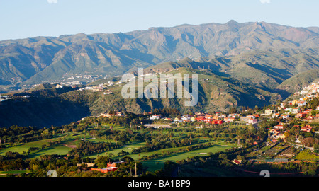 Real club de Golf de Las Palmas, Bandama, Gran Canaria, Kanarische Inseln Stockfoto