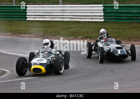 750 Motor Club historische Formel Junior Meisterschaftsrennen Stockfoto