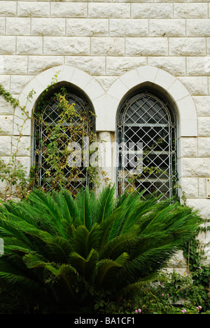 Rundbogenfenster im Libanon Middle East Asia Stockfoto