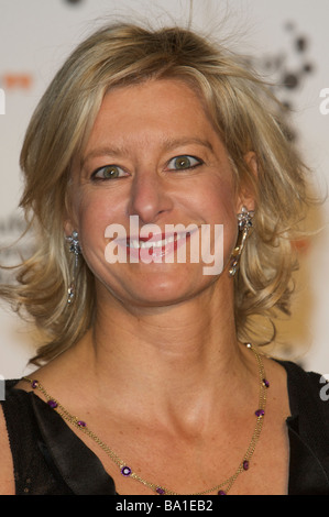 LONDON 26 März Pic zeigt Alison Jackson Teilnahme an der Gala für die ICA die Brauerei London, 26. März 2009 Stockfoto