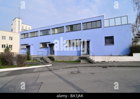 Weißenhofsiedlung Stuttgart, Am Weißenhof 24-28, Architekt Mart Stam, Baden-Württemberg, Deutschland Stockfoto