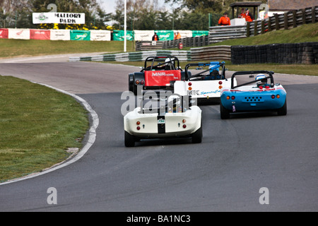 750 Motor Club Rennen im Mallry Park Stockfoto